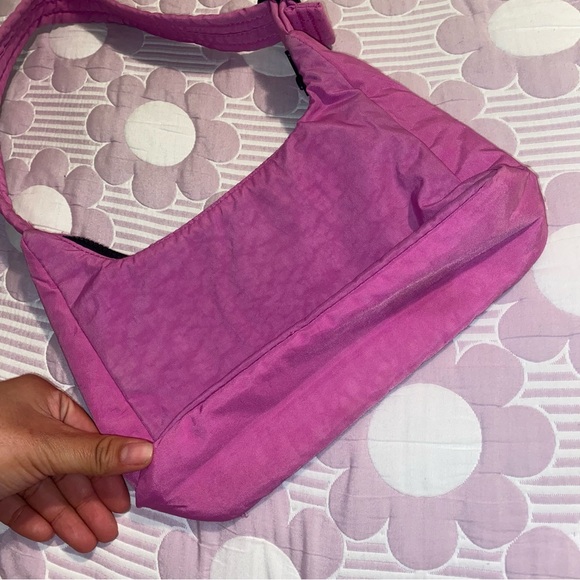 BAGGU Pink Mini Nylon Shoulder Bag - Picture 3 of 7